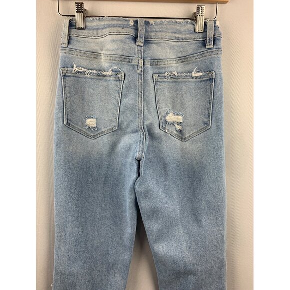 Women's Flying Monkey Blue Ripped Jeans Size 24 - Picture 5 of 6